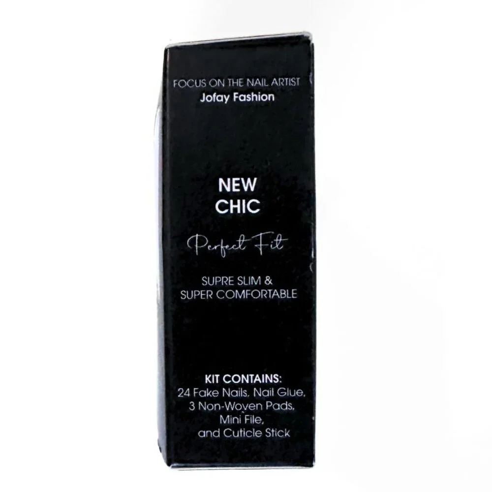 JOFAY FASHION Coffin Press-on Nails - Tomato Red NEW
